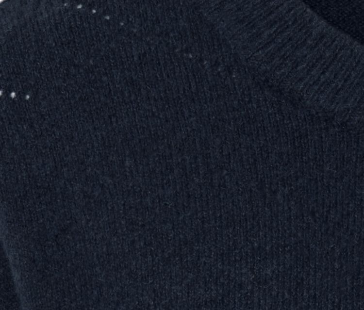 Thumbnail - Strickpullover mit Ajour-Muster - Damen - Gr. L - dunkelblau