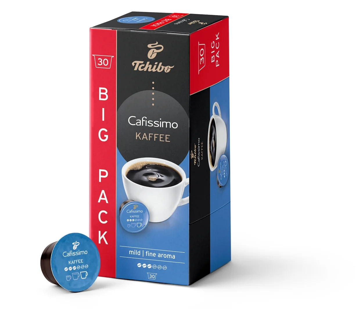 Kaffee günstig Kaufen-Cafissimo Kaffee mild - 30 Kapseln - Intensität: 3/6. Cafissimo Kaffee mild - 30 Kapseln - Intensität: 3/6 <![CDATA[Cafissimo Kaffee mild - 30 Kapseln Aufbewahrungshinweise: Unter Schutzatmosphäre verpackt., Trocken, dunkel und vor Wärme geschüt