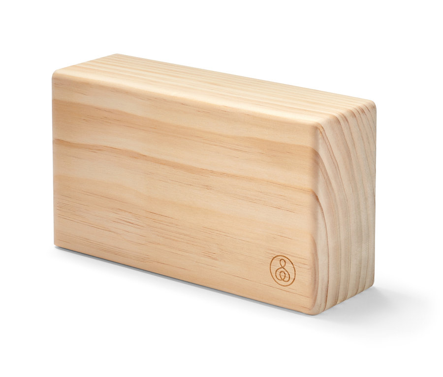 Detailaufnahme von Yoga-Block.