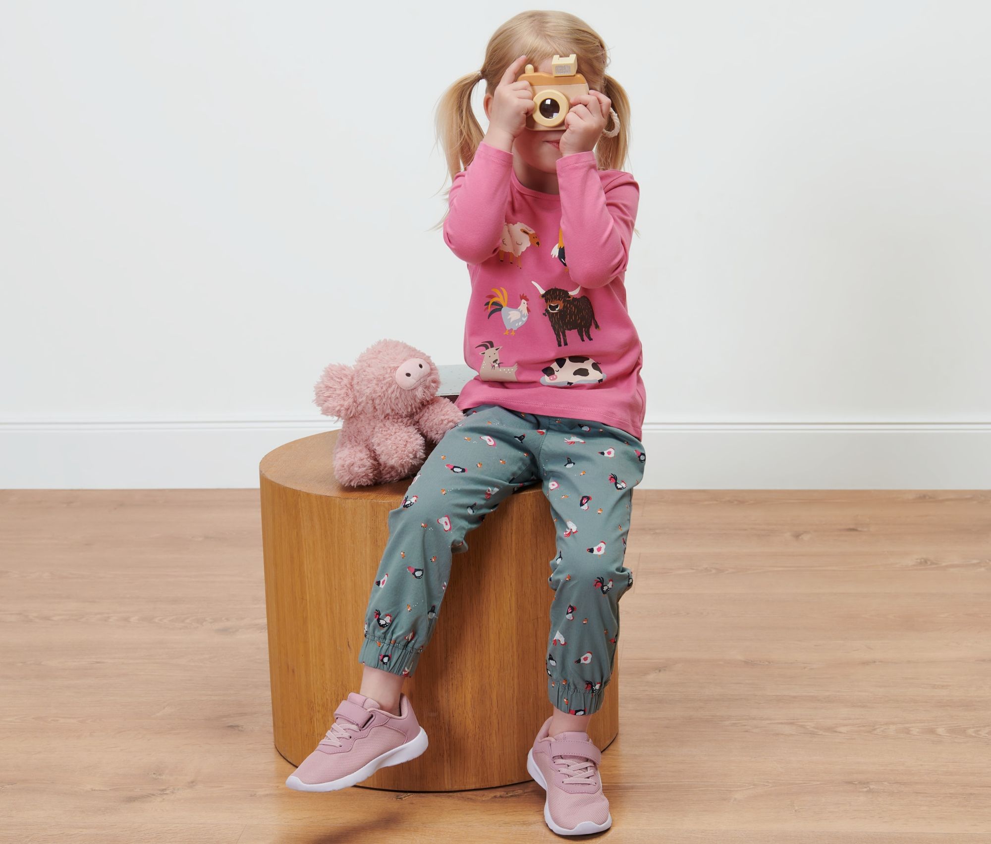 Thumbnail - Tchibo - Kinder-Pull-on-Pants – Fit »Ella« - Mädchen - Gr. 122/128 - blau