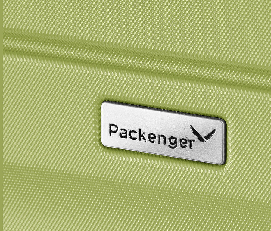 Detailansicht eines grünen Koffers aus dem 3er-Koffer-Set »Jörn«.