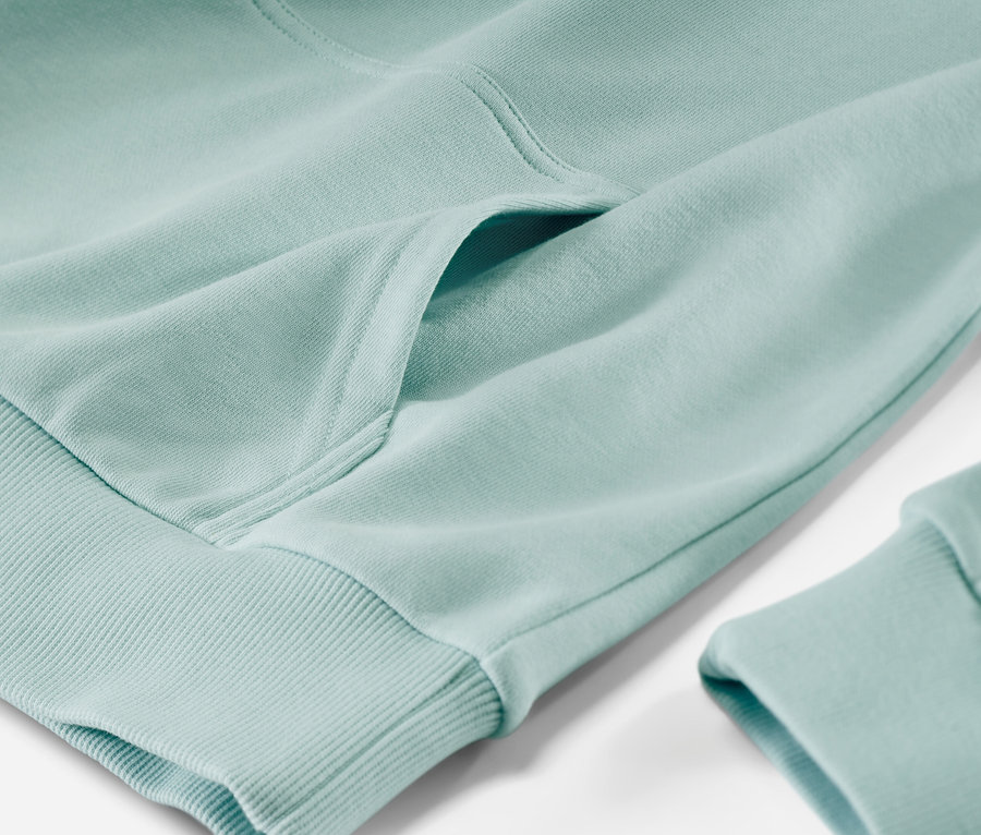 Detailansicht eines Kinder-Sweat-Hoodies.