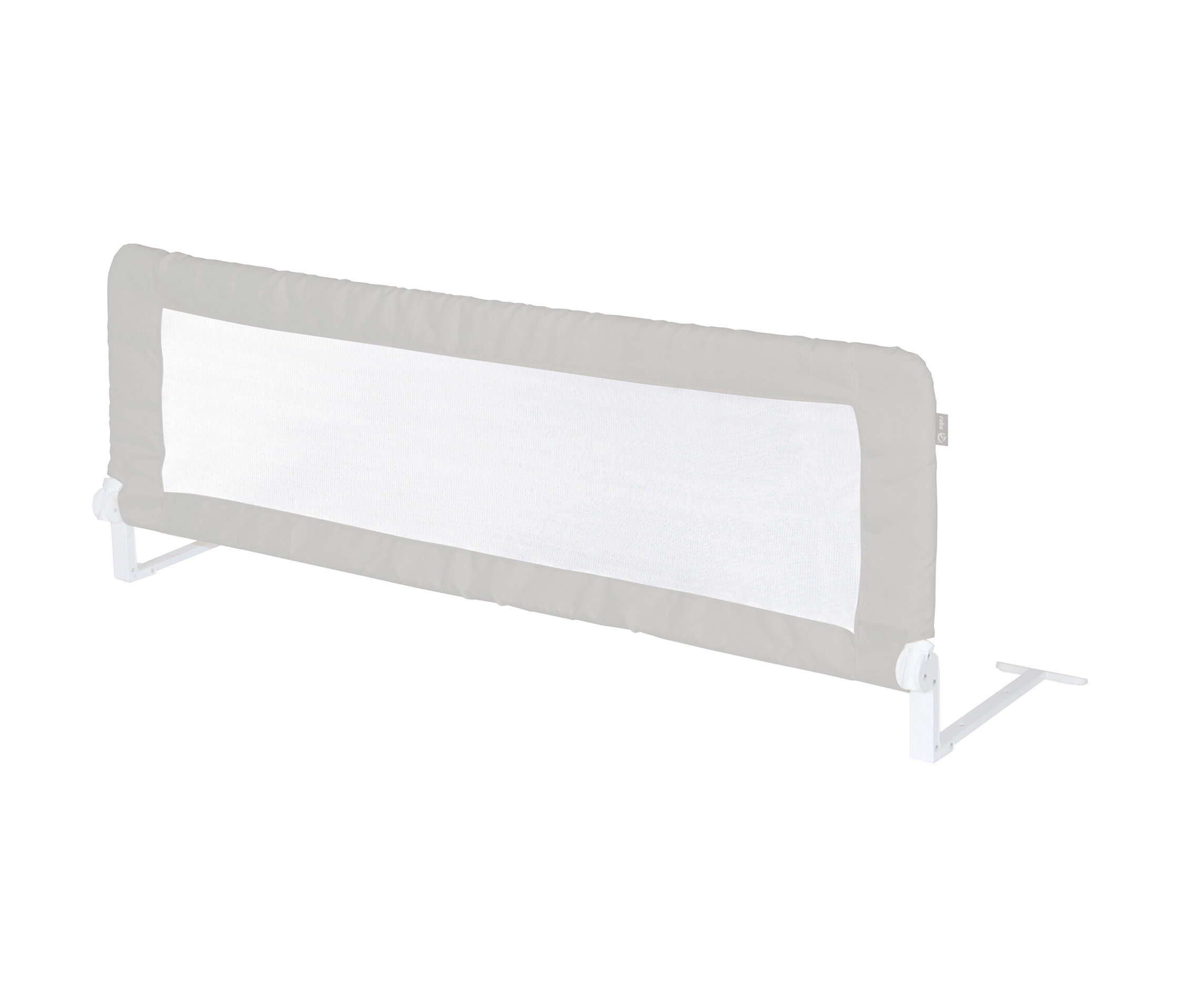 roba Bettschutzgitter »Klipp-Klapp« - 102x52x32cm - taupe - Metall / Kunststoff