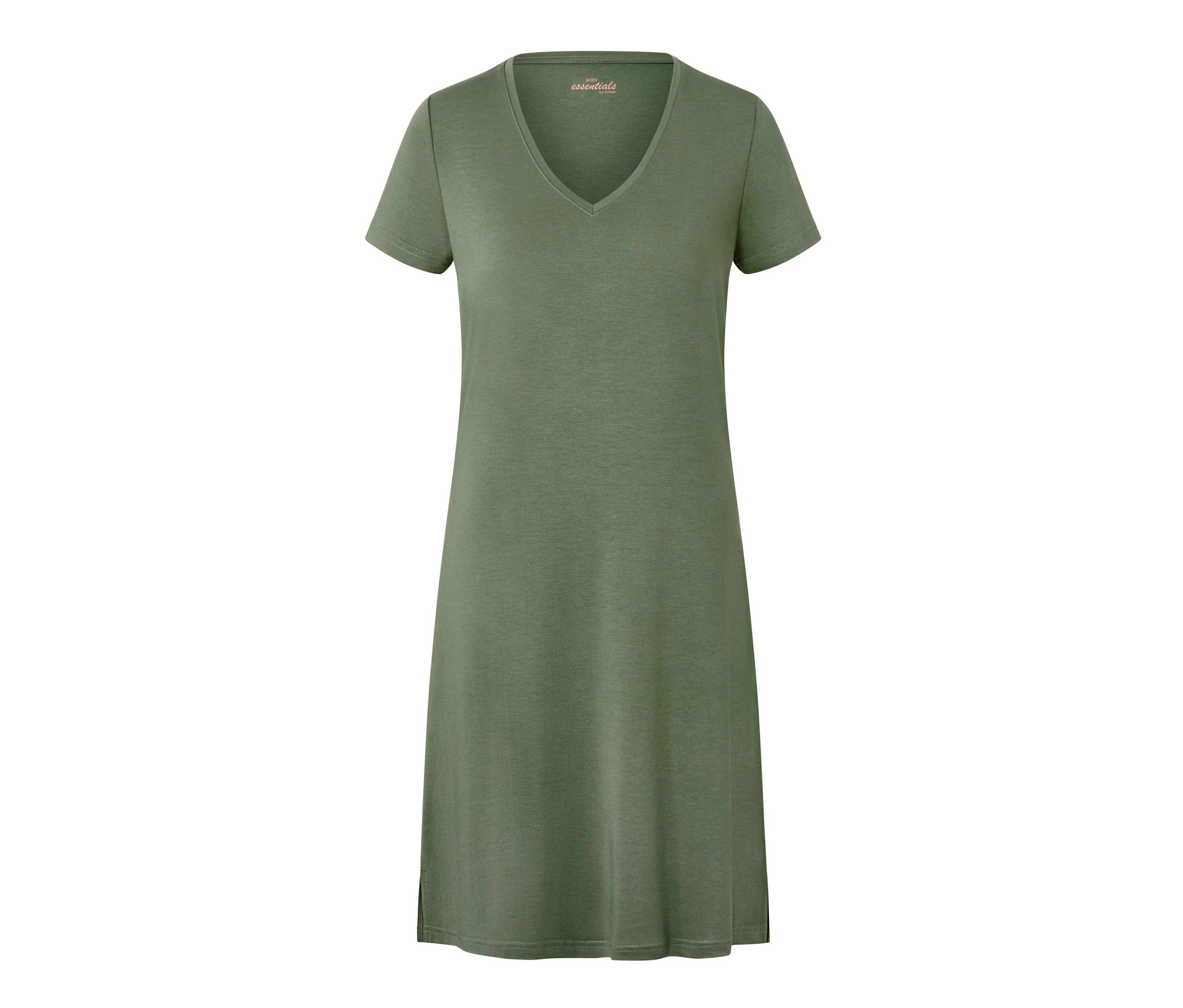 Damen,Figurformender günstig Kaufen-Tchibo - Nachthemd - Damen - Gr. M - olivgrün. Tchibo - Nachthemd - Damen - Gr. M - olivgrün <![CDATA[Nachthemd Farbe: Olivgrün Material: 70% Viskose (Livaeco™), 25% Polyester, 5% Elasthan Weich fließende Viskose-Misch-QualitätMit V-Ausschnitt u