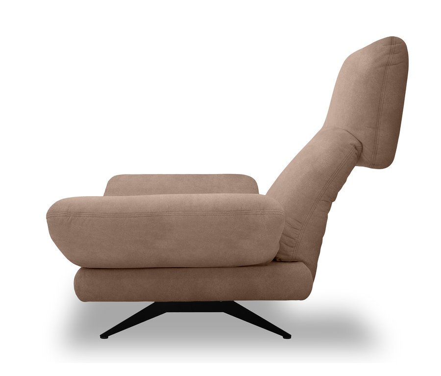 Seitenansicht des DOMO collection Sessels »Saletto«, Coffee.