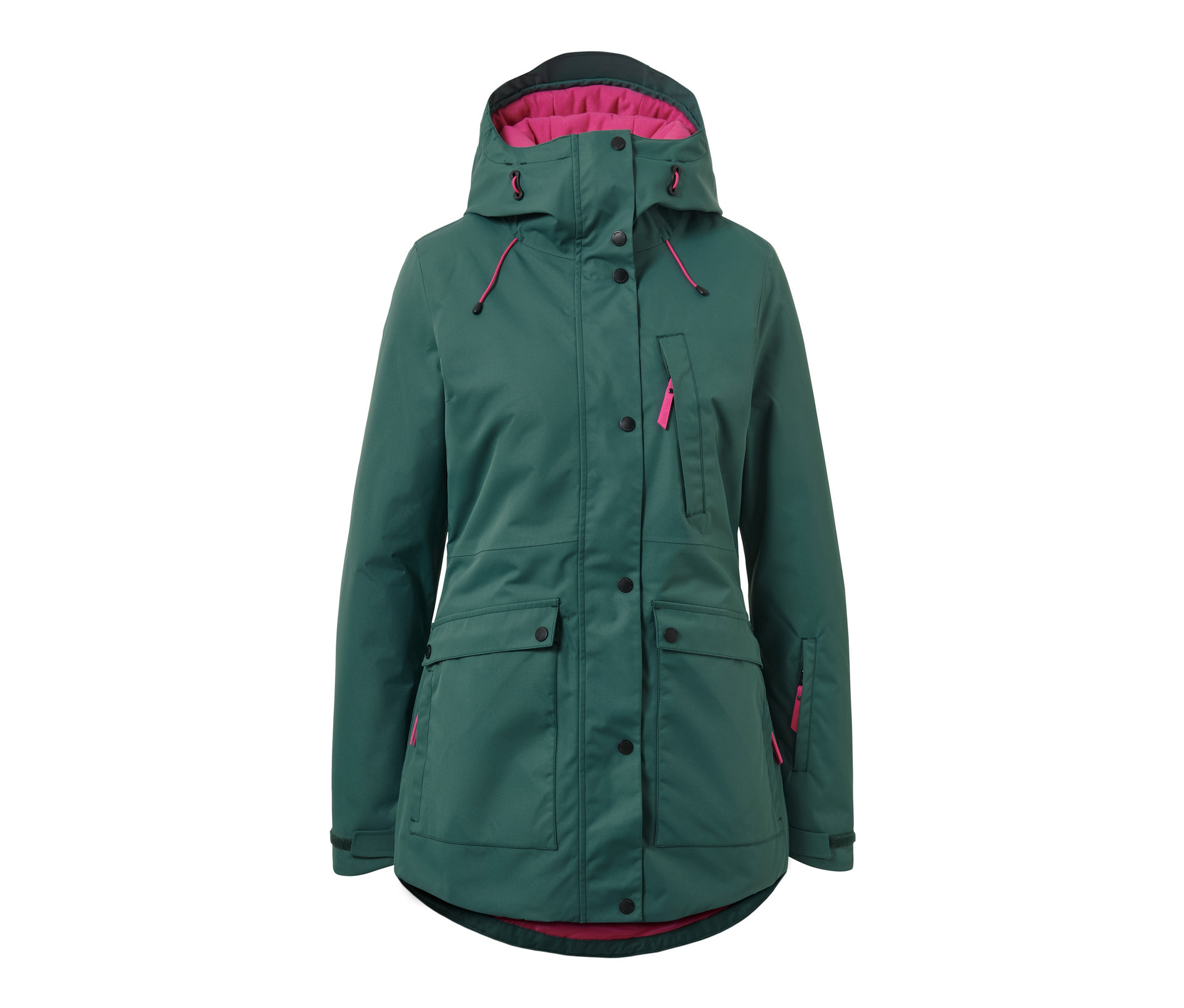 Ski-und-Snowboardjacke - Damen - Gr. 44 - dunkelgrün - dunkelgrün