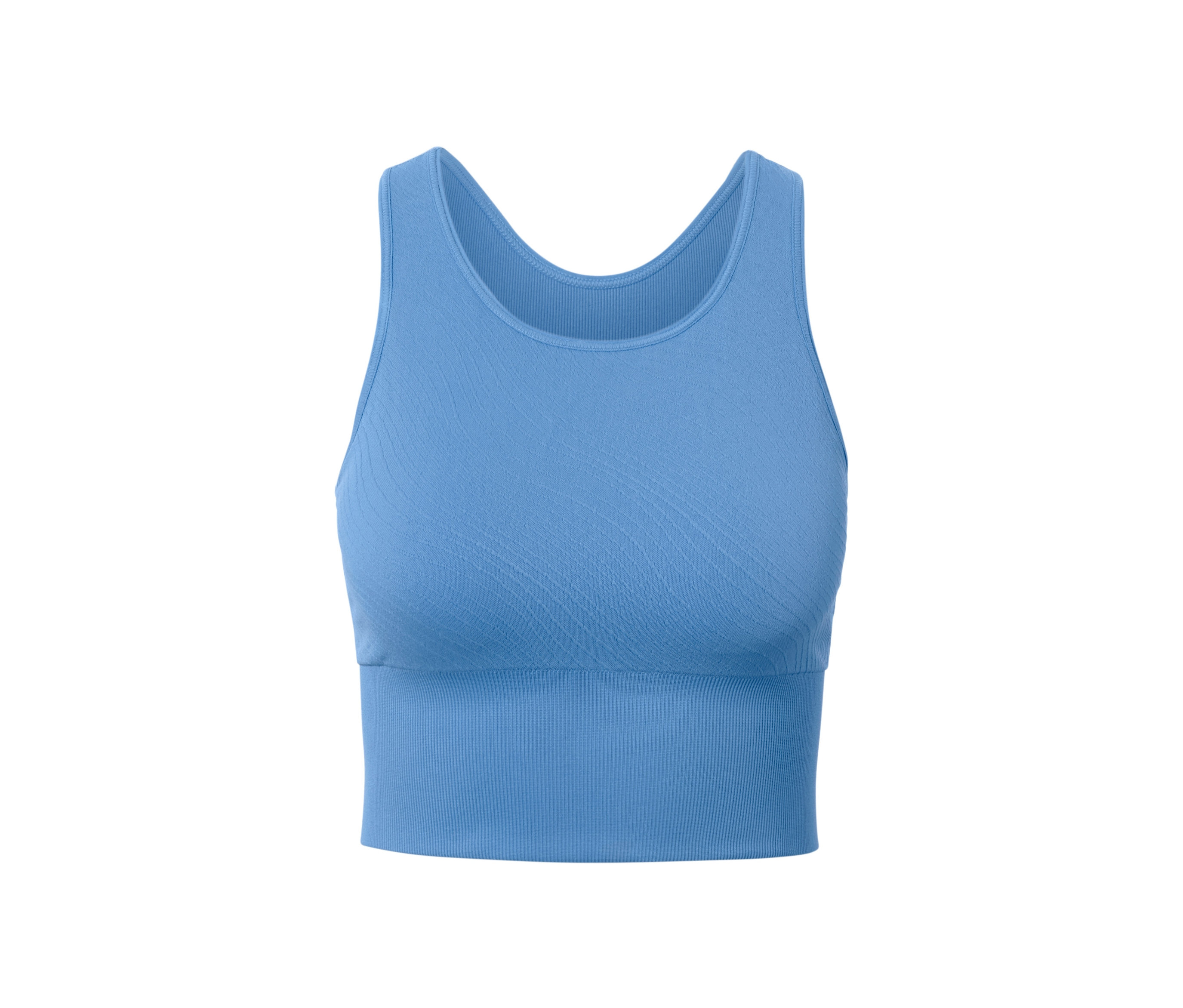 Seamless-Sport-Bralette - Damen - Gr. S - blau - blau