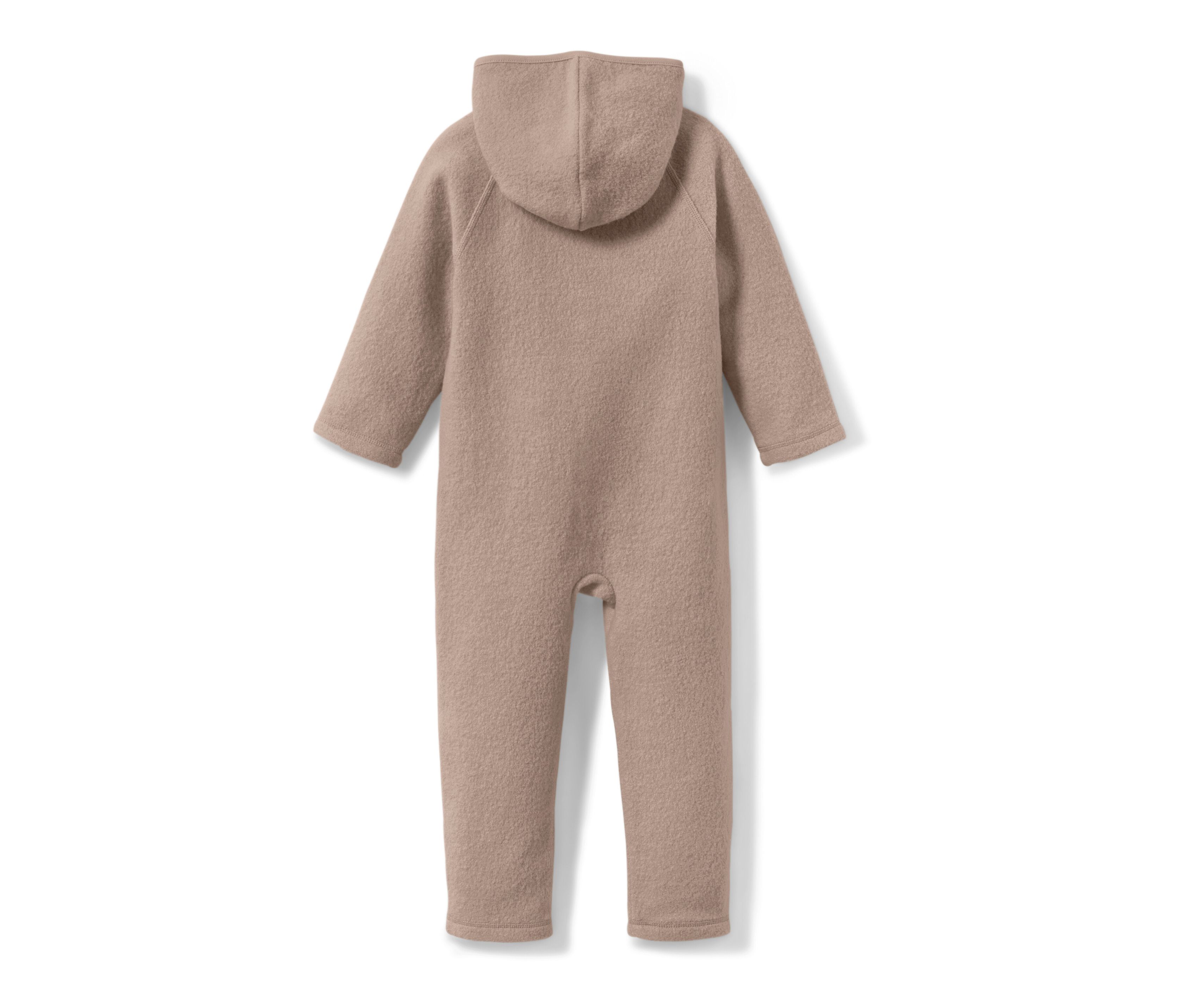 Thumbnail - Tchibo - Baby-Walkoverall mit Merinowolle - Baby - Gr. 62/68 - weiß