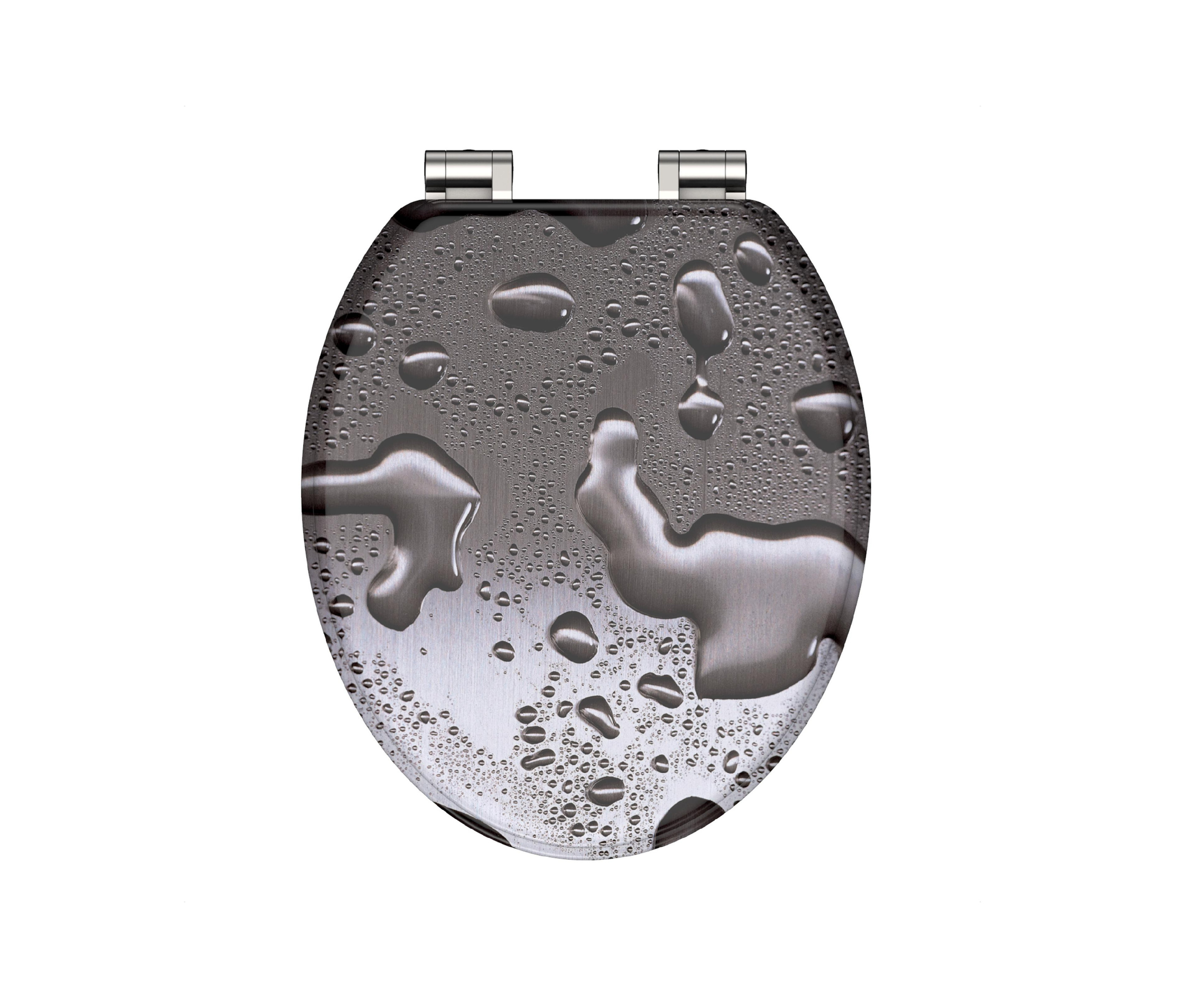 Tchibo - MDF WC-Sitz Grey Steel - grau