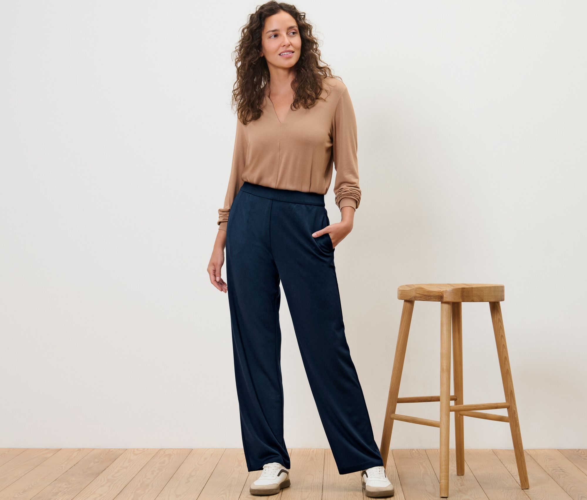 Thumbnail - Tchibo - Komfort-Jerseyhose - Damen - Gr. S - dunkelblau