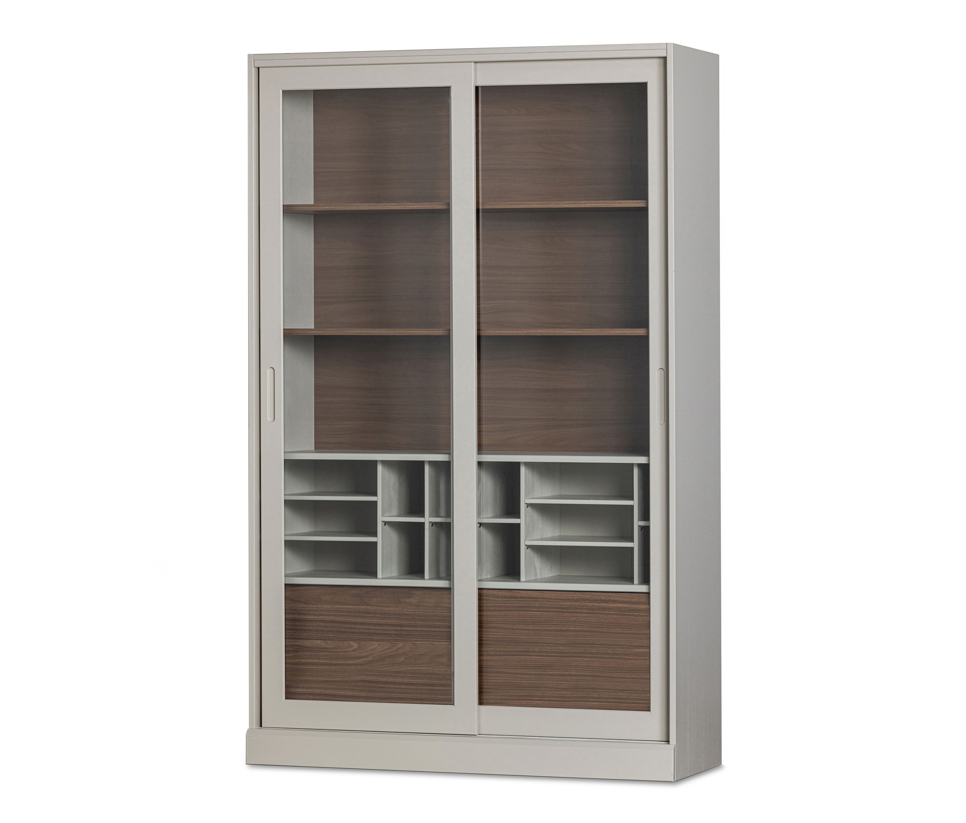 Tchibo - Woood Vitrine »James« aus Kiefernholz - 125x47x200cm - braun - Holz / Glas