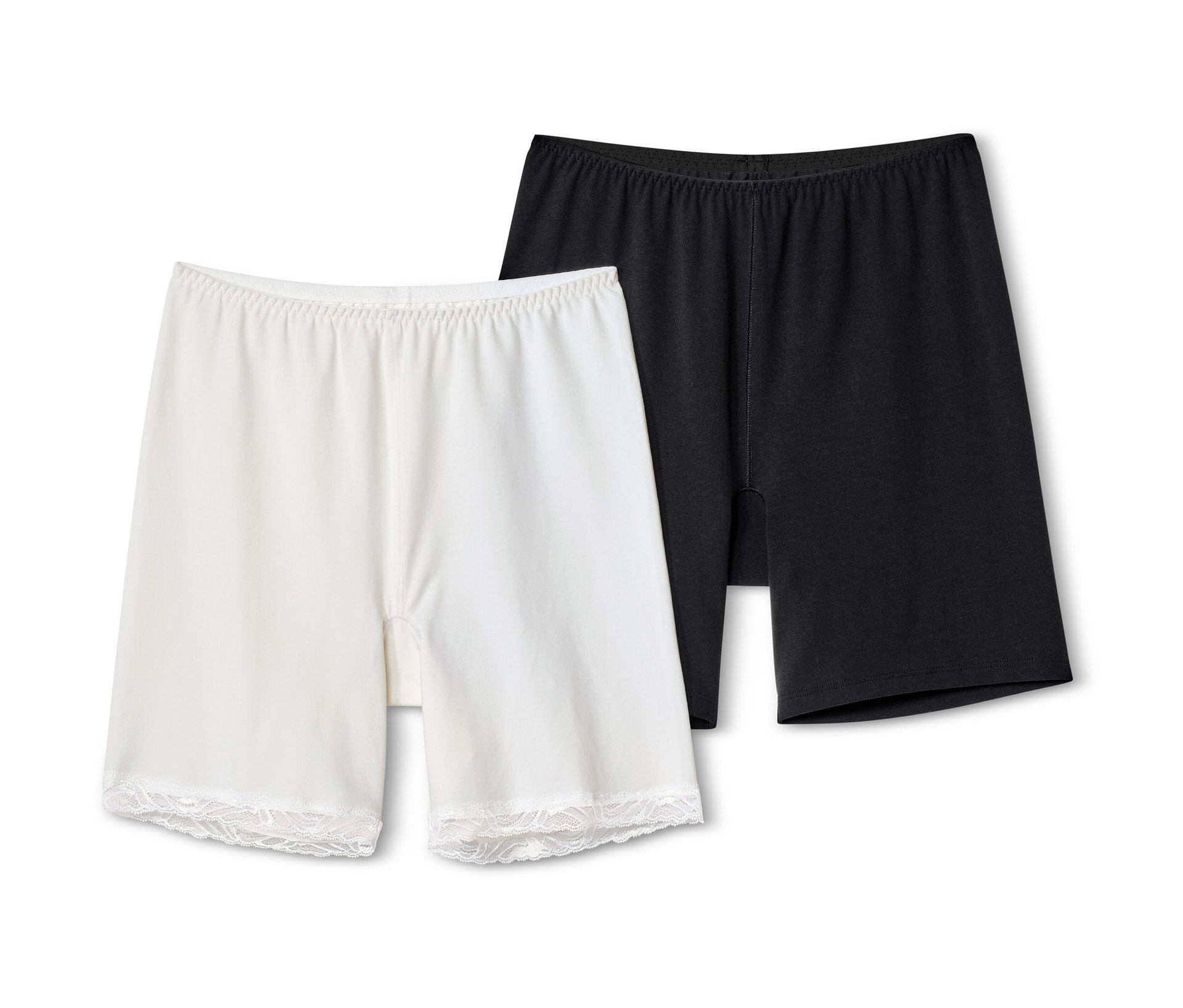 Radler-Shorts - Damen - Gr. M - schwarz - schwarz