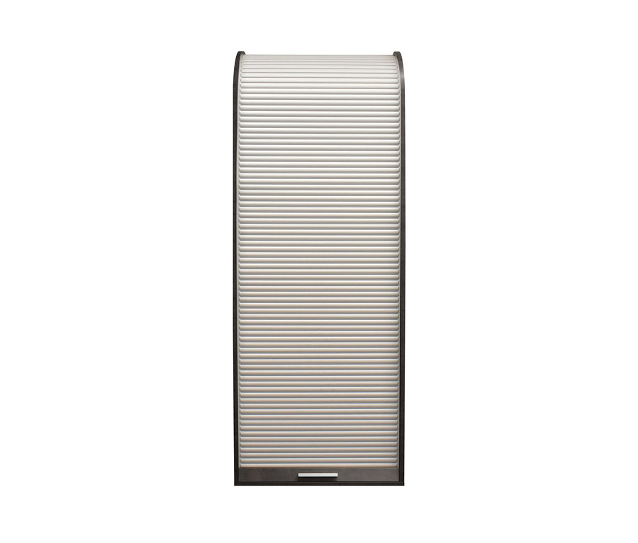 Geschlossener Jalousienschrank, ca. 192cm hoch.
