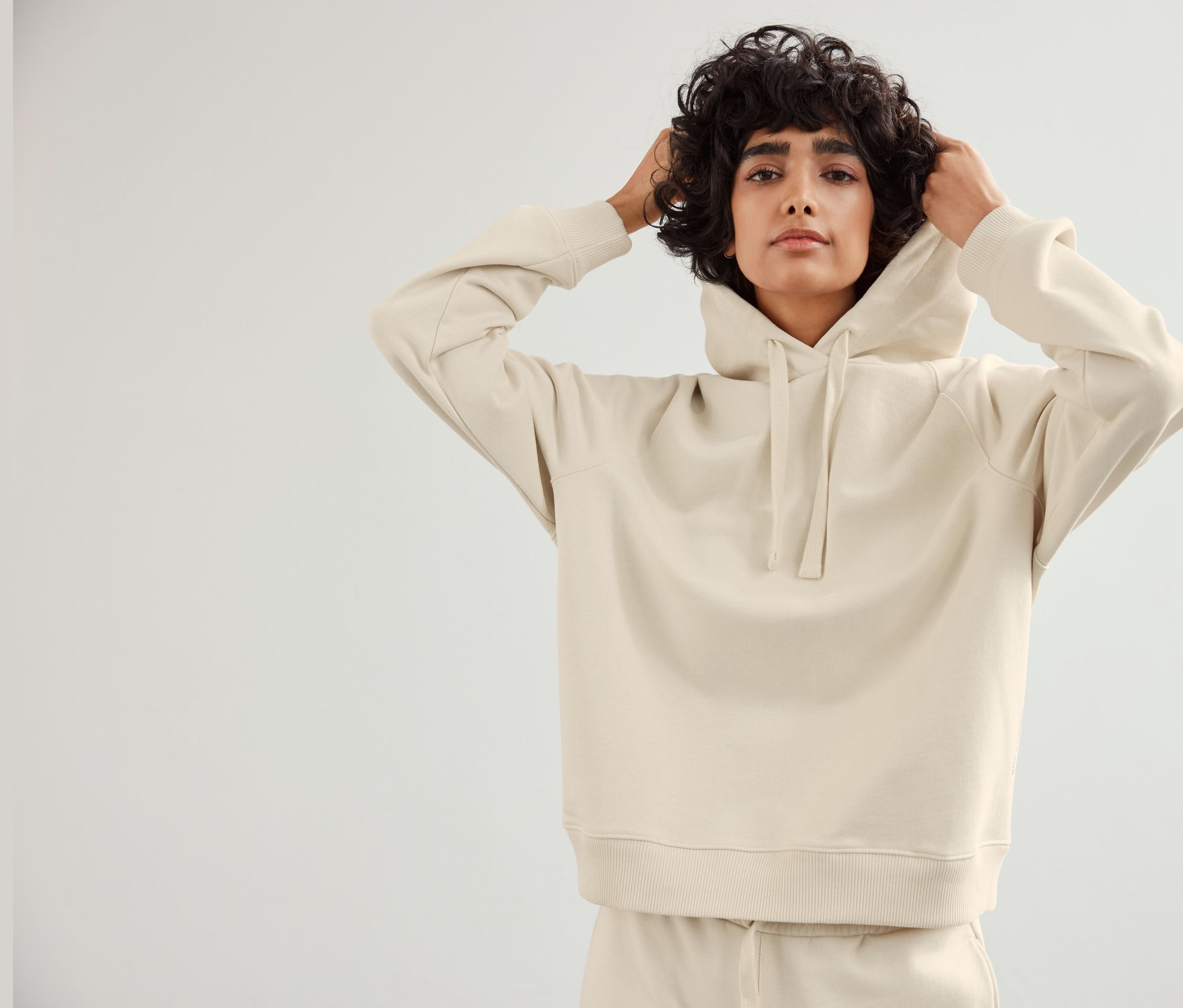 Thumbnail - Nah/Studio Hoodie - nachhaltige Baumwolle - Gr. XS - ungefärbt