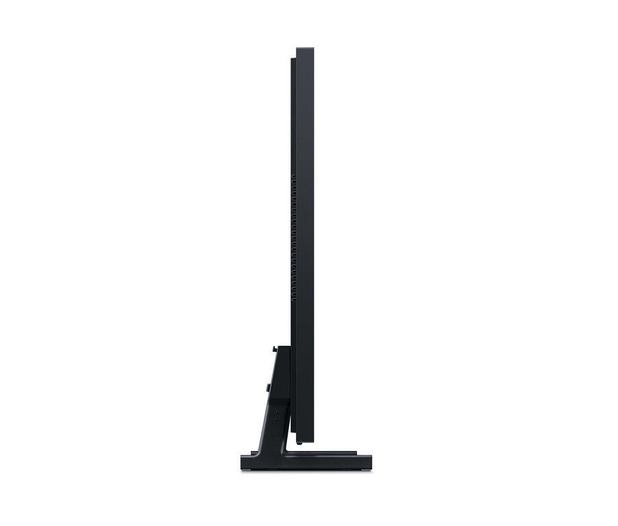 Seitenansicht eines schwarzen Samsung »The Frame GQ32LS03CBUXZG« QLED-Smart-TV, 32".