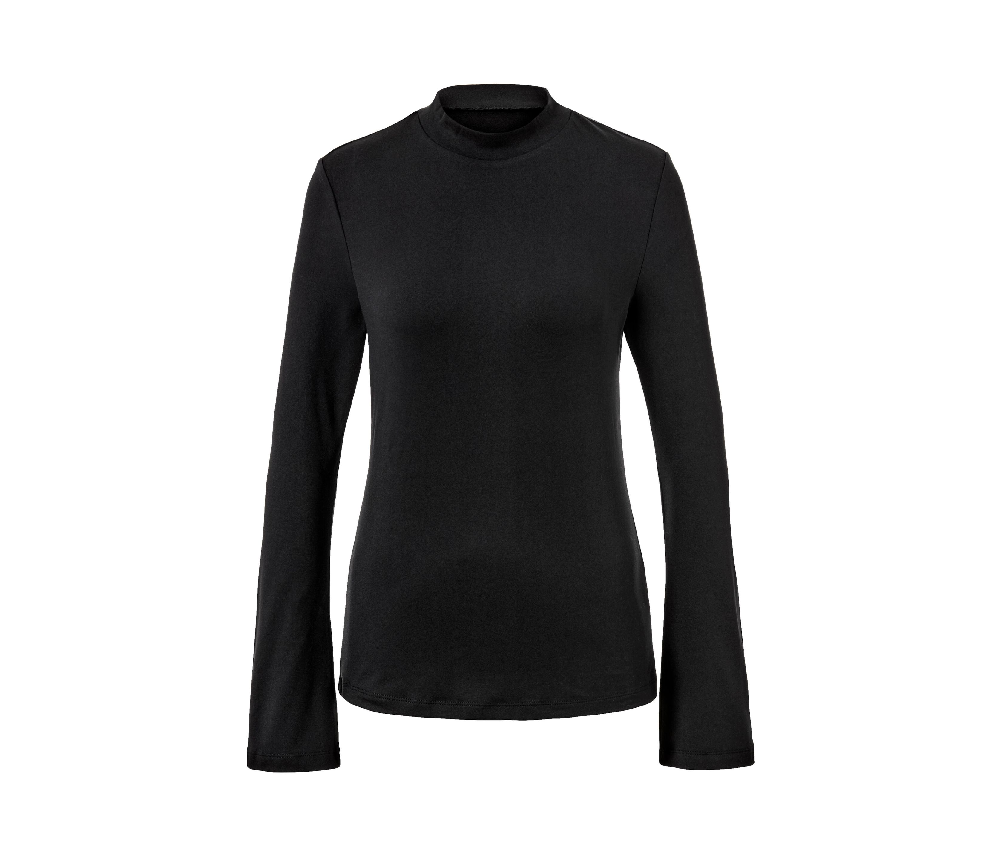 Tchibo - Langarm-Sportshirt - Damen - Gr. L - schwarz