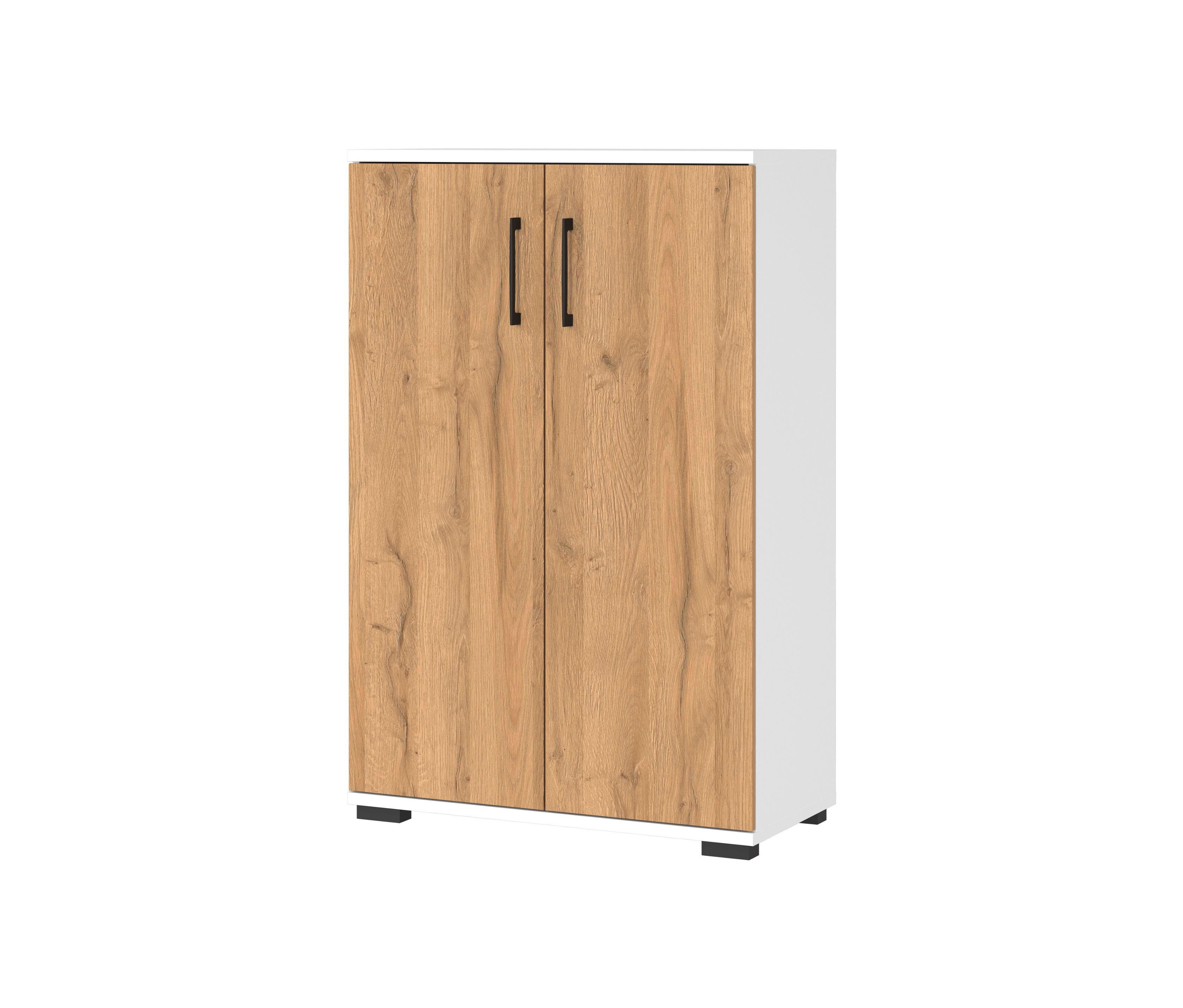 Tchibo - Aktenschrank »Profi« klein - 80x40x123cm - braun - Holz