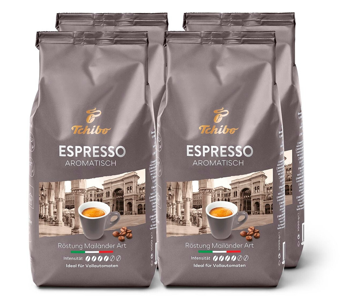 Espresso Ganze günstig Kaufen-Tchibo - Espresso Aromatisch - 4x 1 kg Ganze Bohne - Intensität: 4/6. Tchibo - Espresso Aromatisch - 4x 1 kg Ganze Bohne - Intensität: 4/6 <![CDATA[Espresso Aromatisch - 4x 1 kg Ganze Bohne Aufbewahrungshinweise: Unter Schutzatmosphäre verpackt.