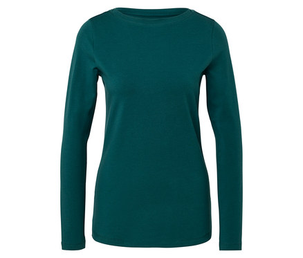 Langarmshirt, petrol