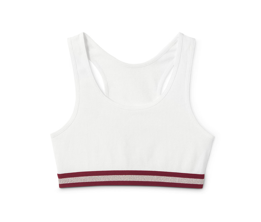 Weißes Bustier aus einem 3er Set.