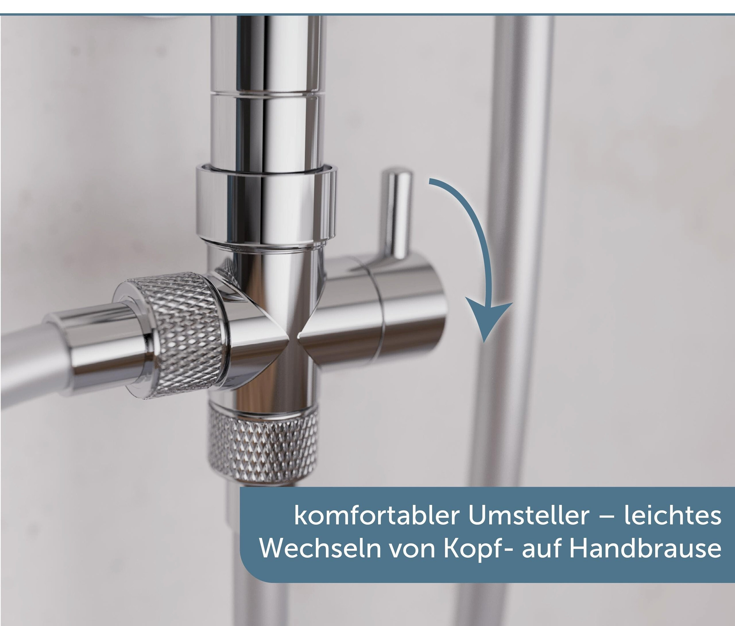 Thumbnail - Tchibo - Überkopfbrause-Set »Mallorca« - chrom