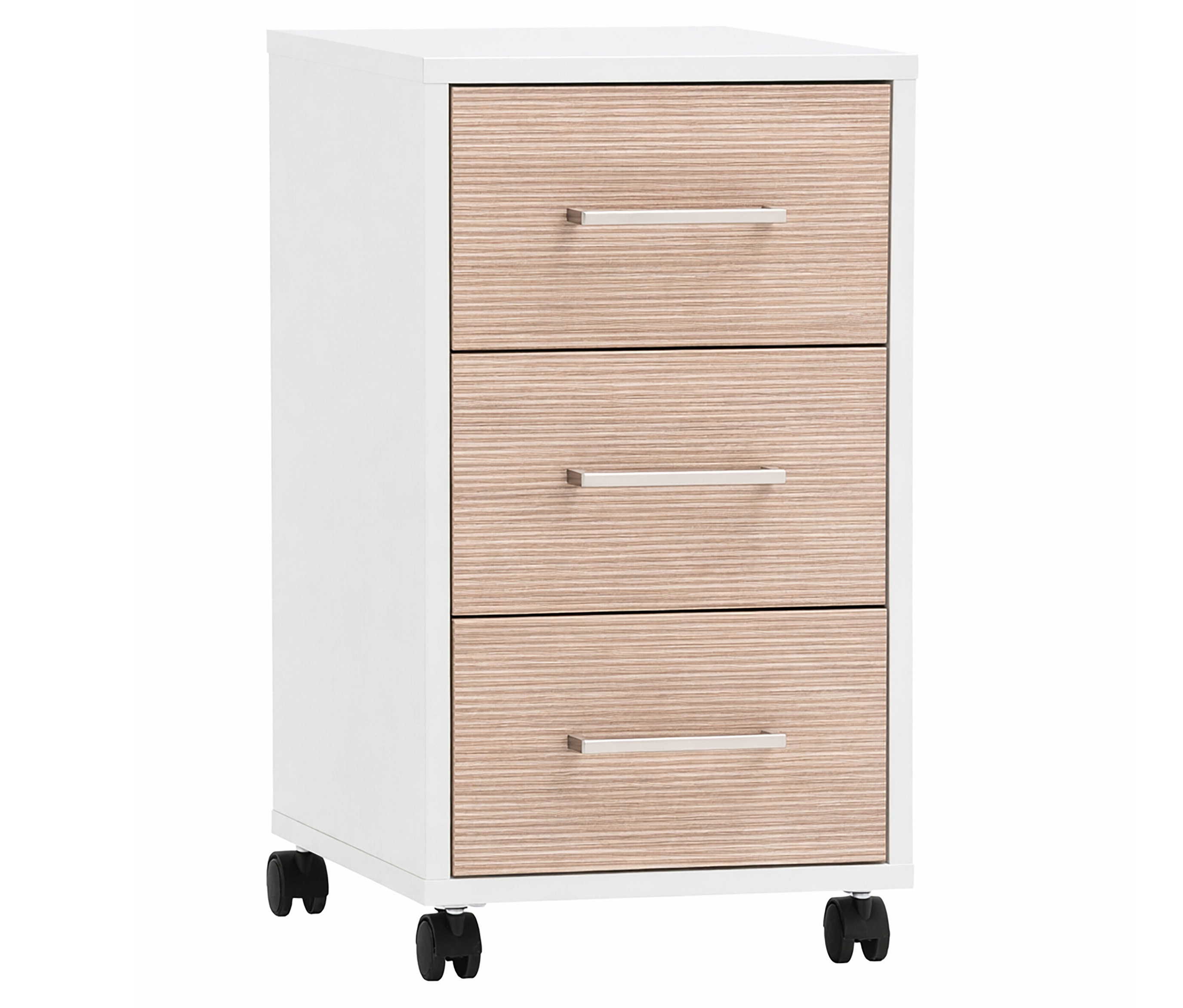 Tchibo - Rollcontainer »Metz« - 32,6x39,1x59,7cm - silber -