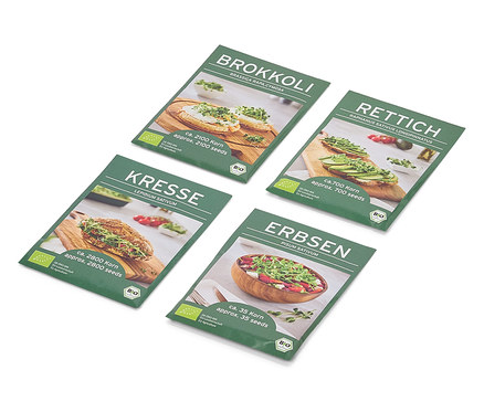 4 Microgreens-Klassiker