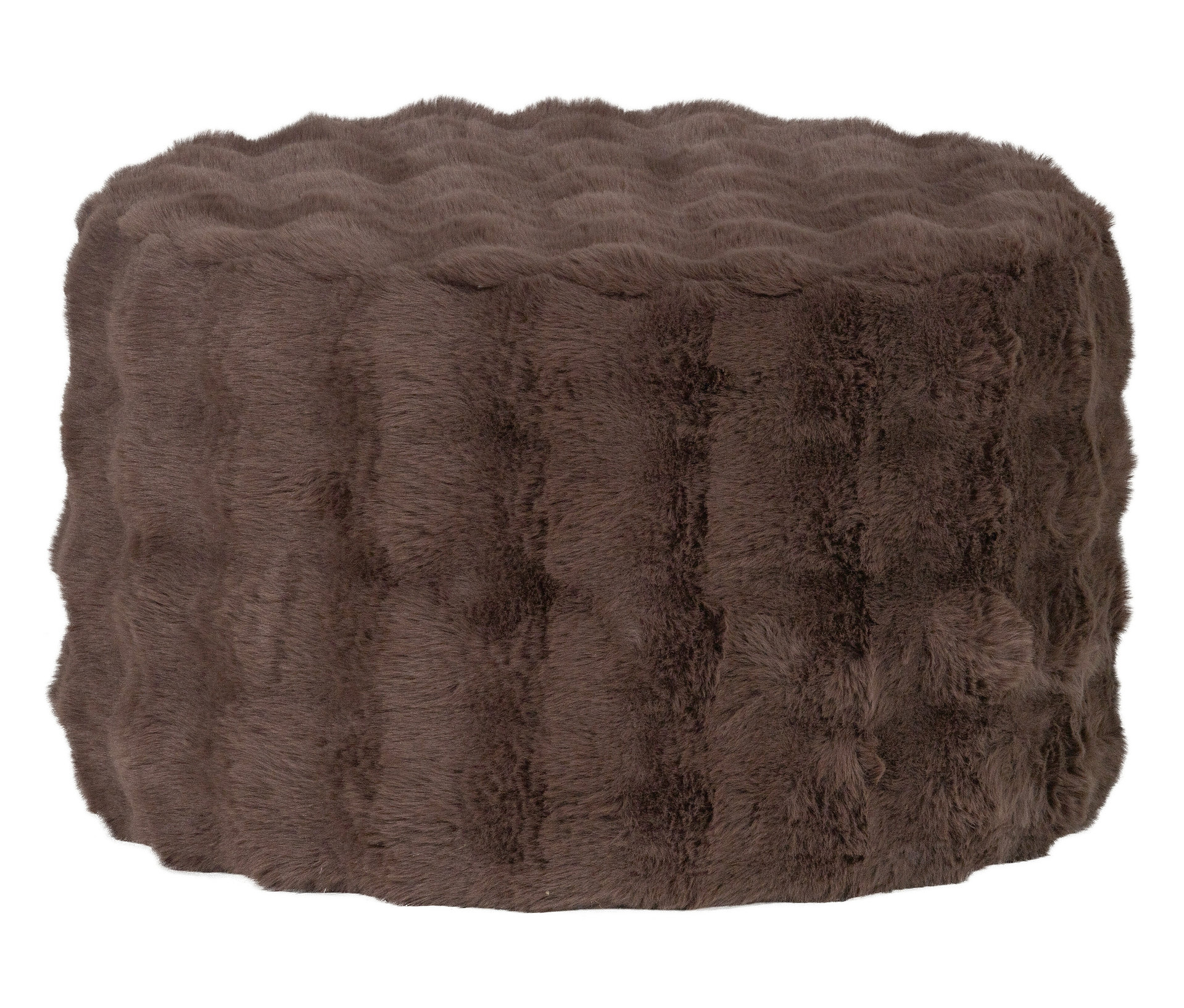 Tchibo - Woood Hocker »Olven« - 60x60x36cm - braun - - Polyester