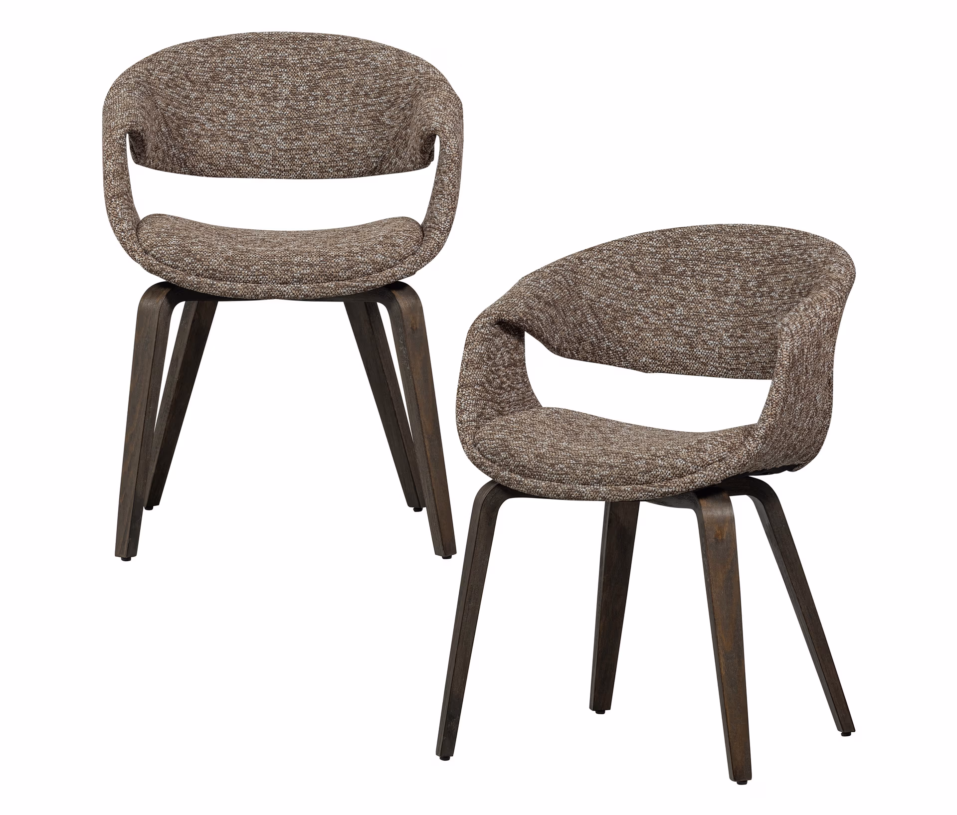 Tchibo - Woood Esszimmerstuhl mit Holzfuß »Yossi« - 57x57x78cm - braun -