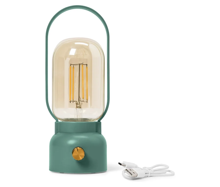 Outdoor Tischleuchte Akku-Outdoor-Lampe Mit Fernbedienung – RGB-LED Tischleuchte, Dimmbar, Wasserdicht, Kabellos, Wiederaufladbar (IP44)