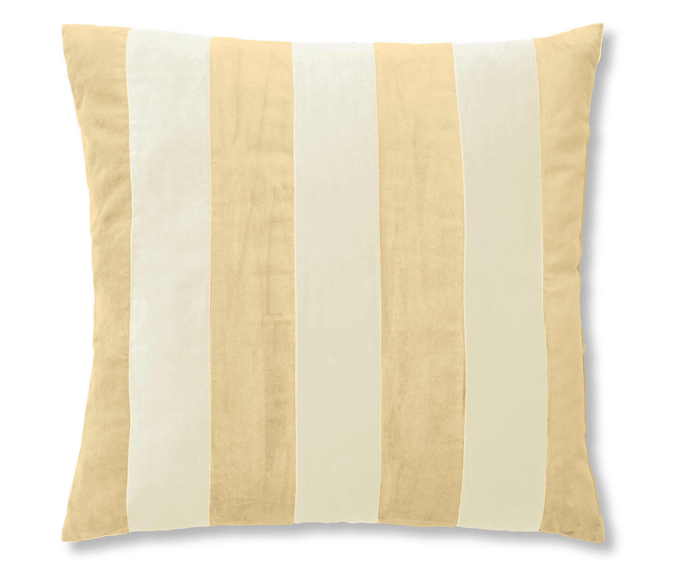 Tchibo - Essenza Samt-Dekokissen »Nino« mit Füllung - beige - Baumwolle