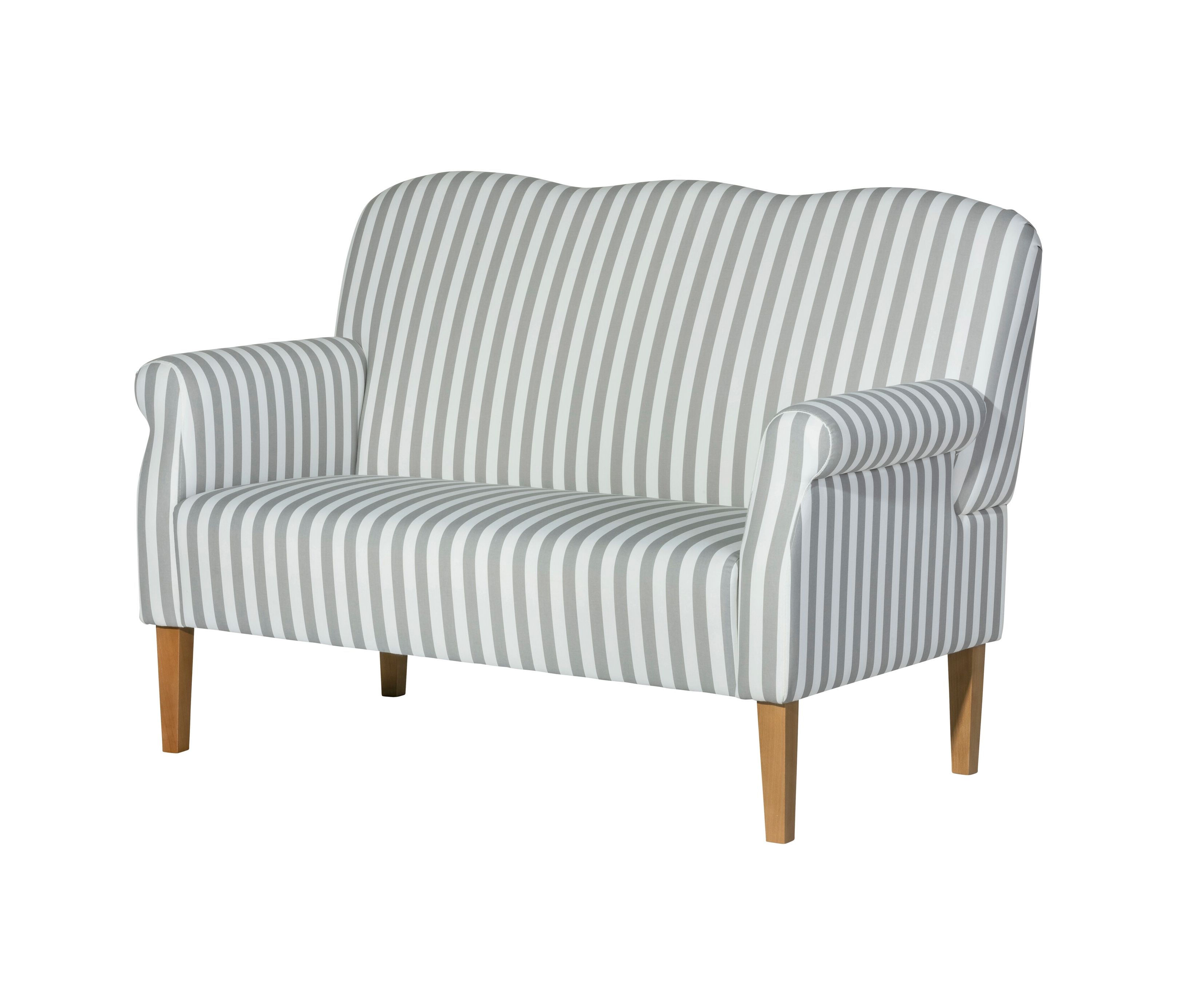 Tchibo - Küchensofa »Juuma« - 144x80x102cm - hellgrau - Polyester / Buchenholz / Holz