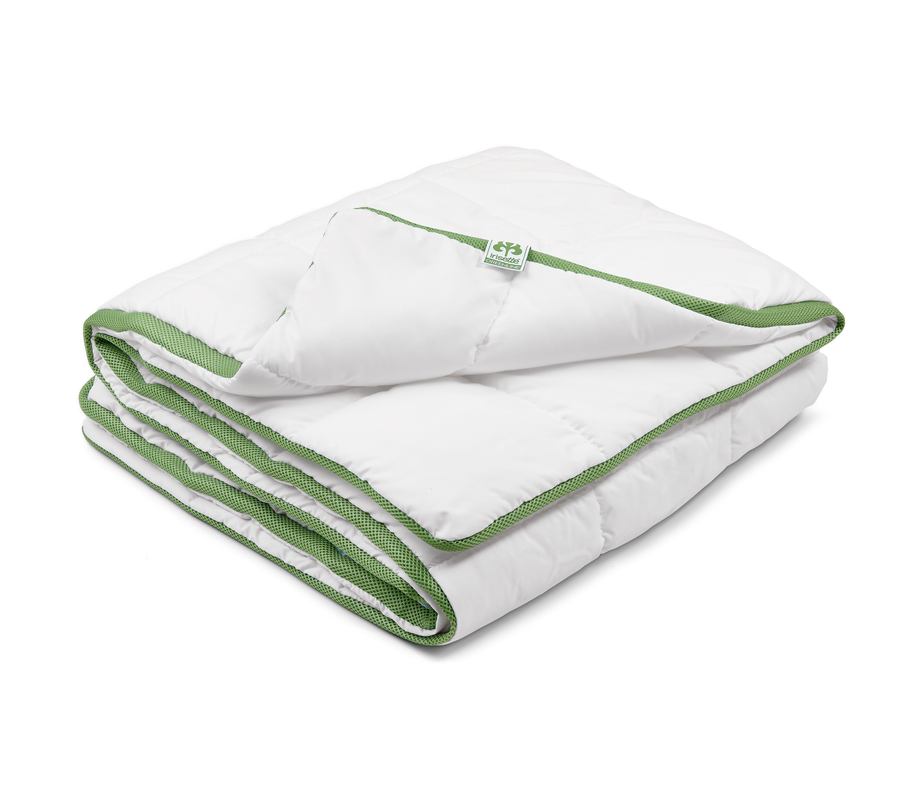 irisette® greenline Steppbett mit Klimaband - weiß