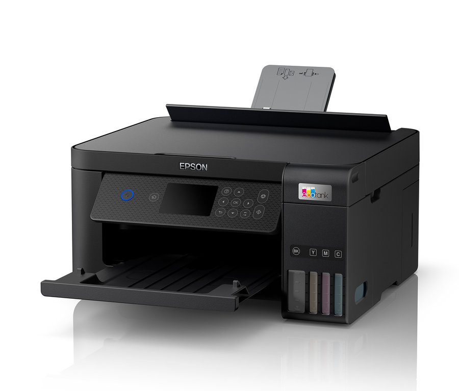 Schwarzer Epson Multifunktionsdrucker EcoTank ET-2850.
