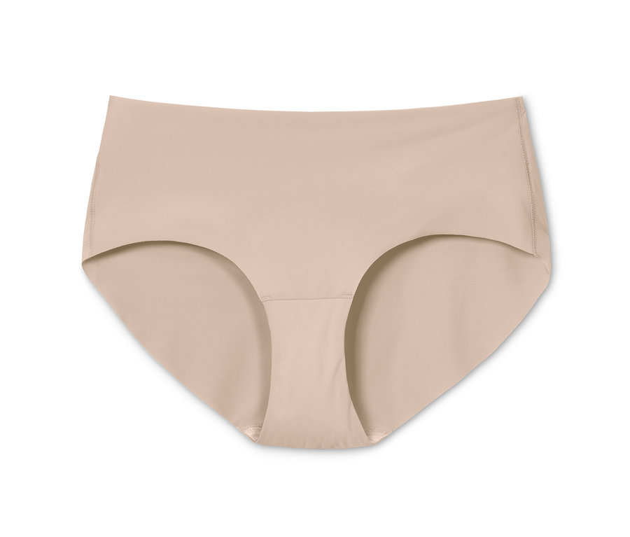Nahaufnahme eines einzelnen beigen Magic-Cut-Panty.