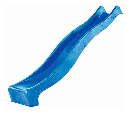 Blaue Rutsche.