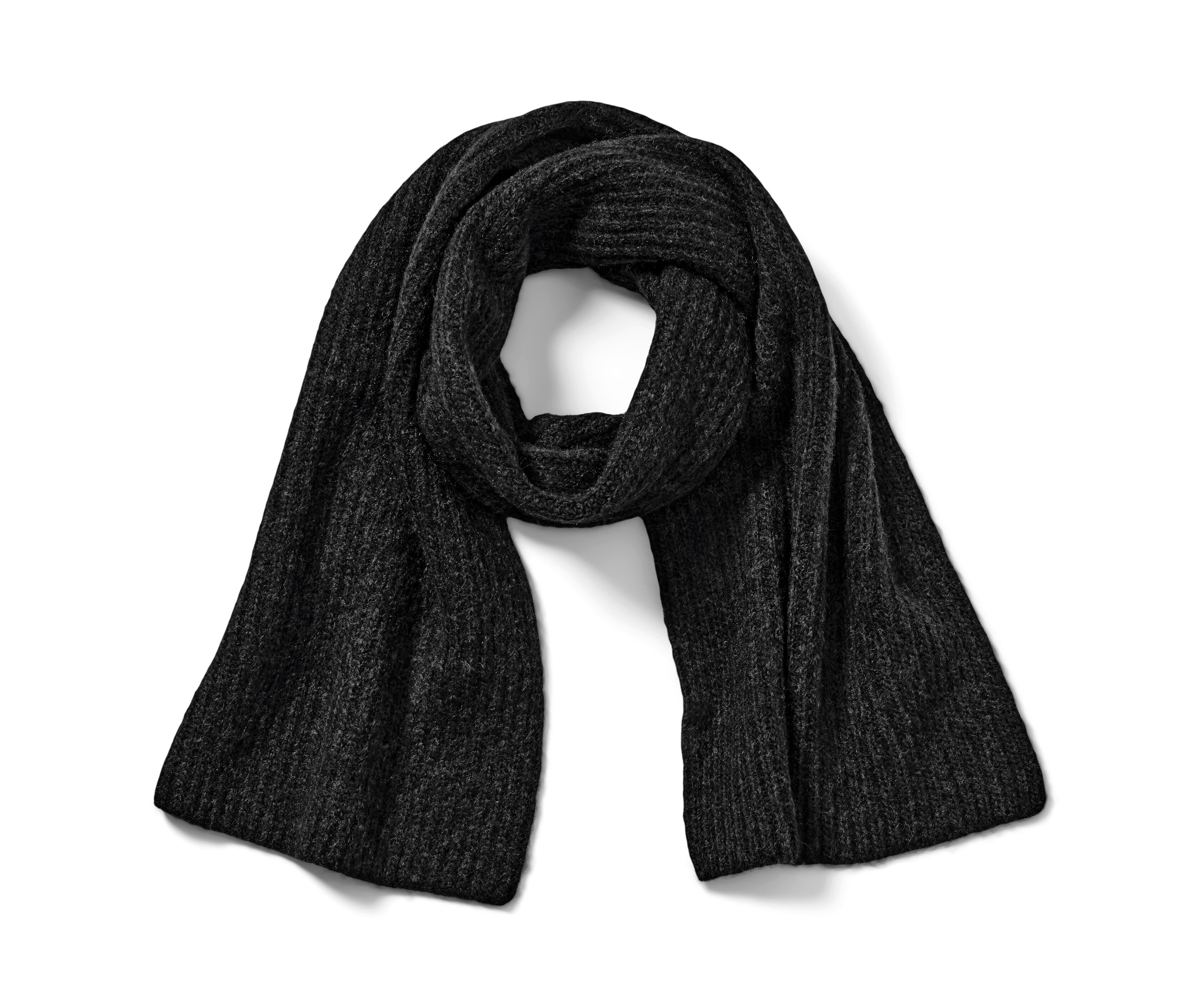 Tchibo - Strickschal - anthrazit