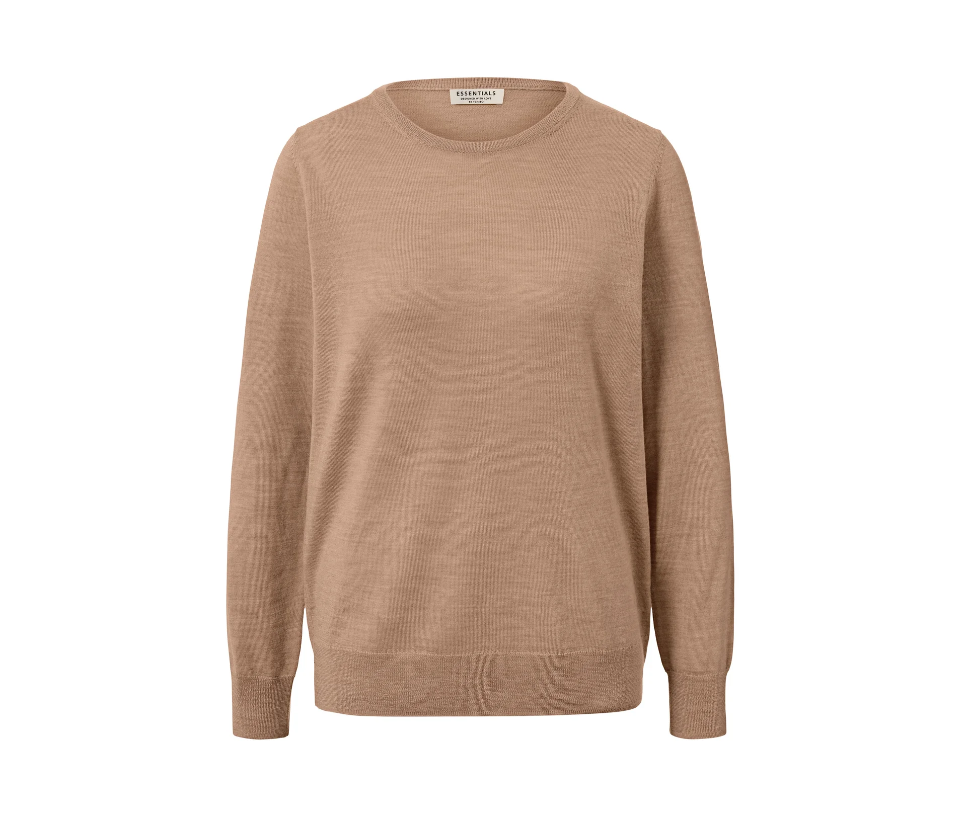 Tchibo - Pullover aus Wolle - Damen - Gr. M - beige