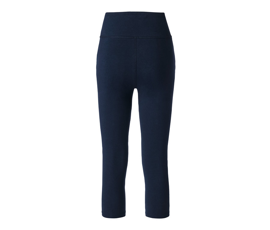 Dunkelblaue 3/4-Baumwolltights.