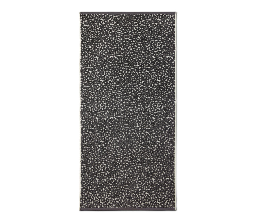 Jacquard-Badetuch im Leo-Dessin.