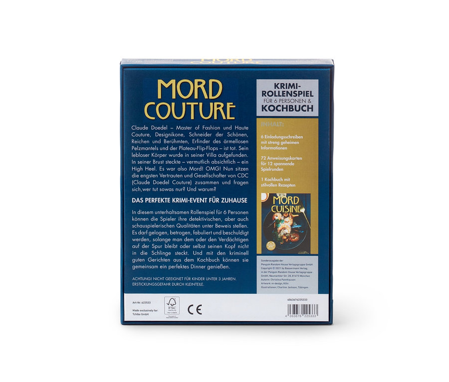 Krimispiel »Mord Couture«.