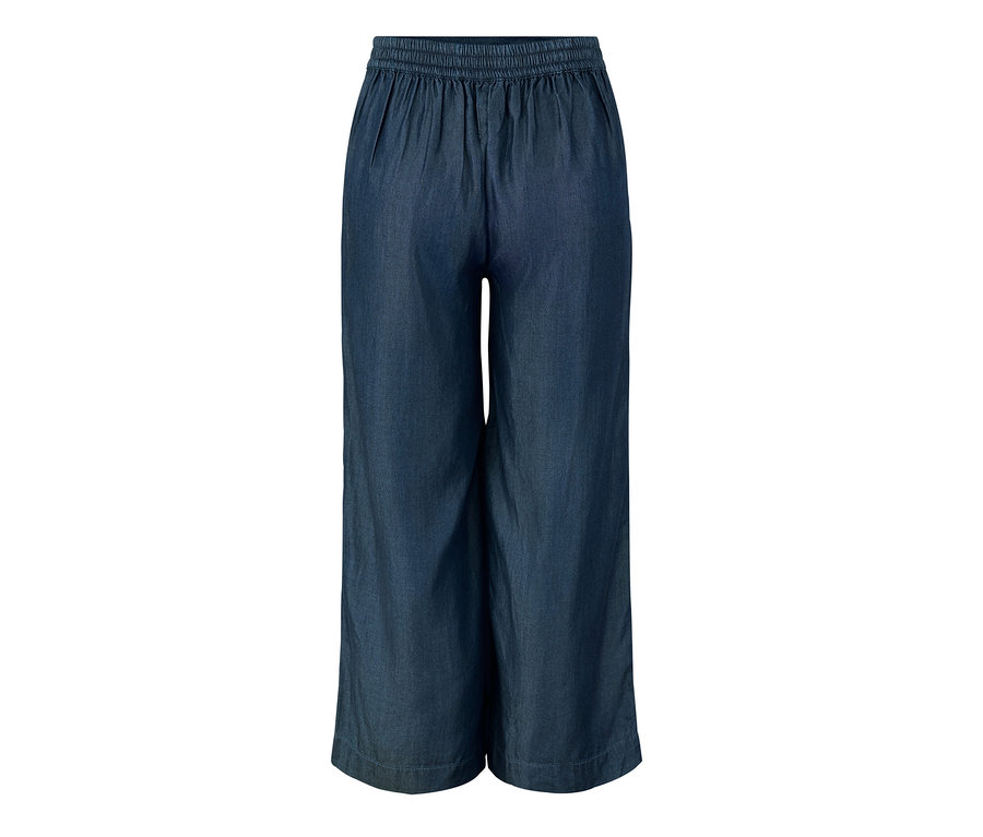Culotte in Denimoptik.