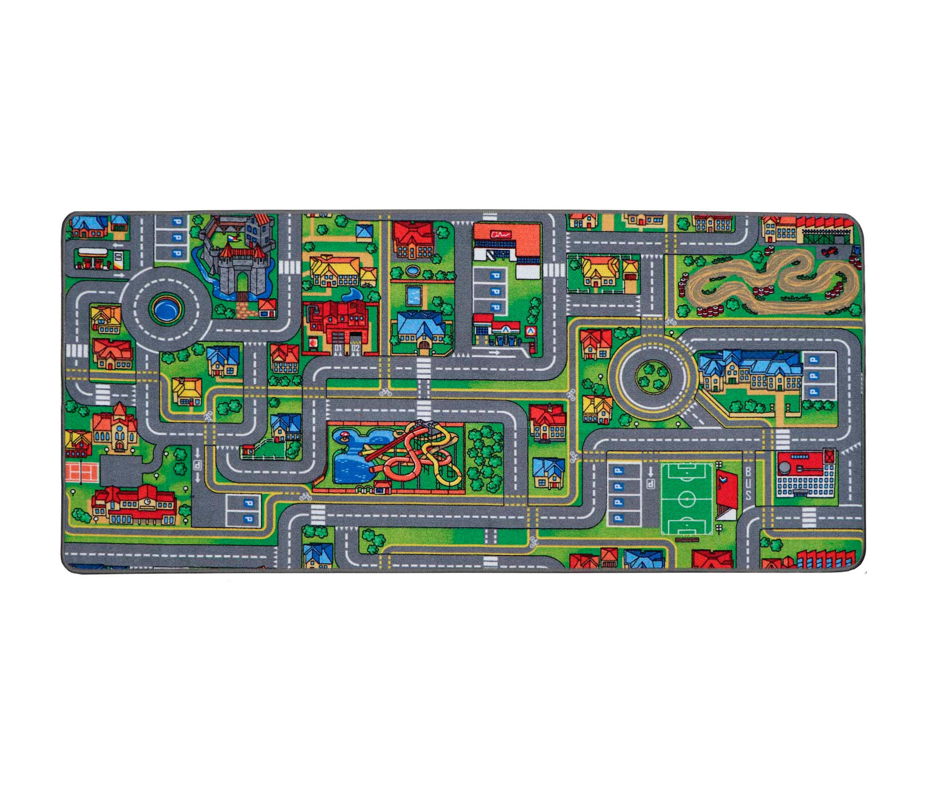 Spielteppich Streets - mehrfarbig - mehrfarbig