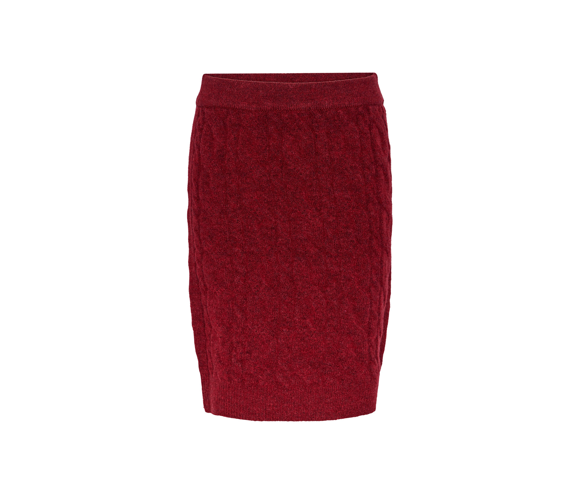 Strickrock - Damen - Gr. M - rot - rot