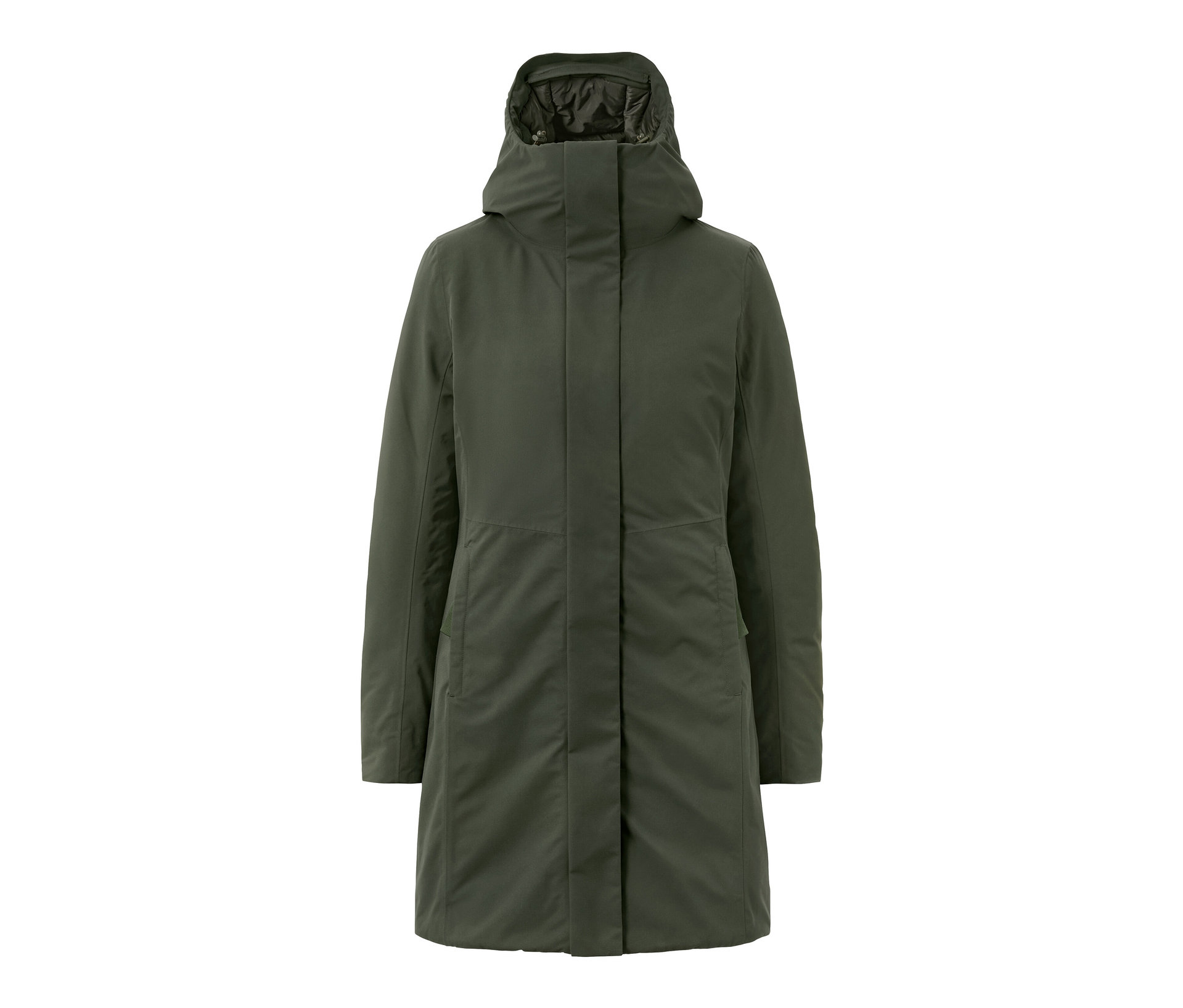 Thermo-Mantel - Damen - Gr. 46 - khaki - khaki