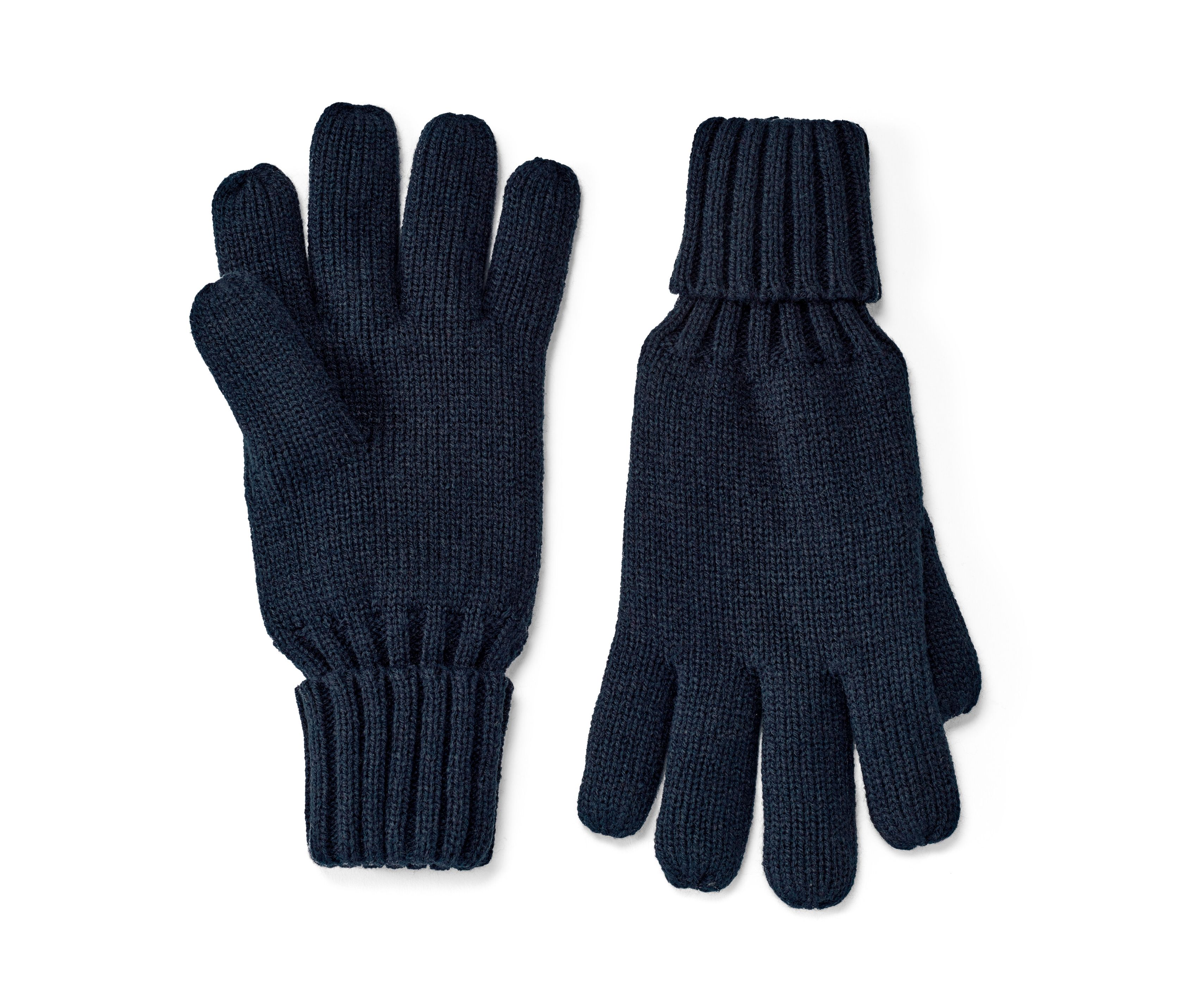 Tchibo - Strickhandschuhe - Herren - Gr. 10 - dunkelblau