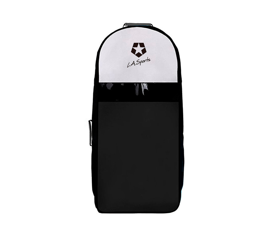 Eine schwarz-weiße Tasche für ein SUP-Board »Devil«.