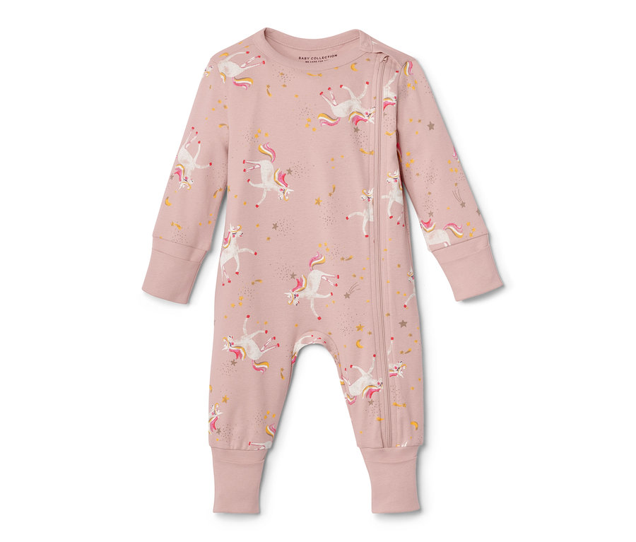 Rosa 3 Pyjamas, Einhorn.
