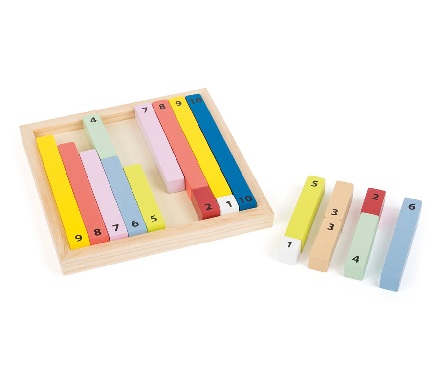 Bunte small foot Rechen-Set »Educate« Rechenstäbe in Holzrahmen.