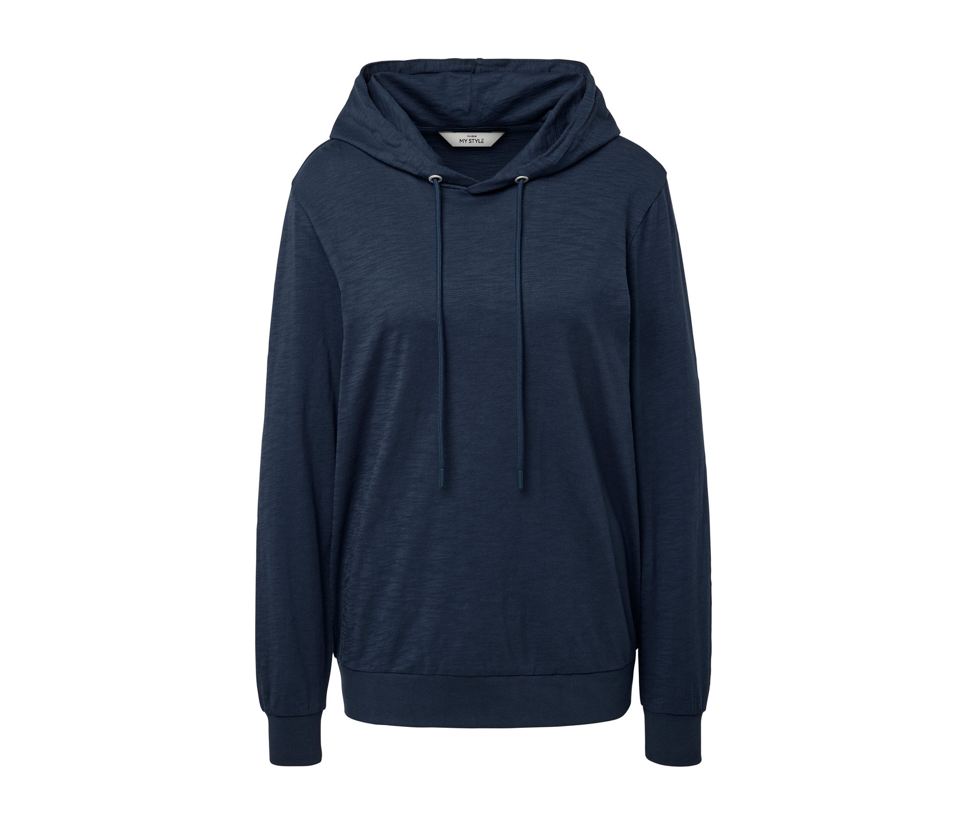 Jersey-Hoodie - Damen - Gr. M - dunkelblau - dunkelblau
